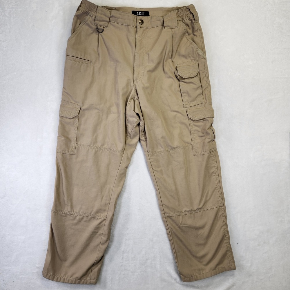 5.11 Tactical Men's Khaki Cargo Pants Size‎ 34x30 Utility Workwear BDU